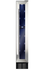 Amica AWC151SS Freestanding/ Under Counter Slimline Wine Cooler-Stainless Steel