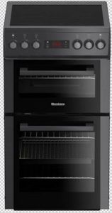 Blomberg HKS900N 50cm Double Oven Electric Cooker with Ceramic Hob - Anthracite