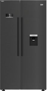 Beko ASD2341VB American Fridge Freezer With In Door Dispenser Black