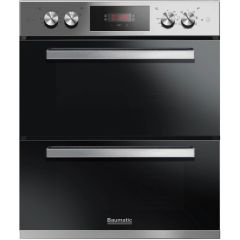Baumatic BODM754X Built Under Double Oven Stainless Steel *Clearance Stock, Non-Refundable*