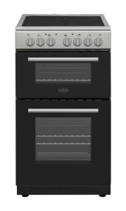 Belling BFSE52DOC SIL 50cm Cooker Silver Ceramic Hob - Black and Silver