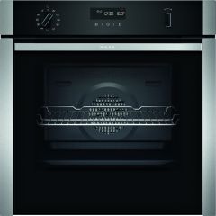 Neff B6ACH7HH0B SlideandHide Single Pyrolytic Oven-Black/Stainless Steel