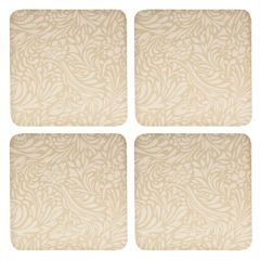 Denby 151011510 Monsoon Lucille Gold Coasters (Set of 4)