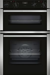 Neff U1ACE2HN0B N50 CircoTherm Built In Double Oven - Stainless Steel