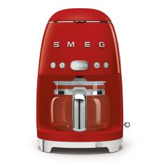 Smeg DCF02RDUK 50's Retro Design Drip Coffee Machine in Red 