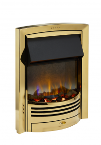 Dimplex GLN20BR Glencoe Brass Optiflame 3D Electric Inset Fire