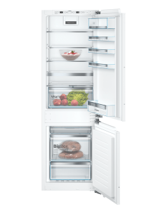 Bosch KIN86AFF0G Built-in fridge-freezer with freezer at bottom| flat hinge