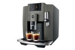 Jura 15498 E8 Coffee Machine - Dark Inox 