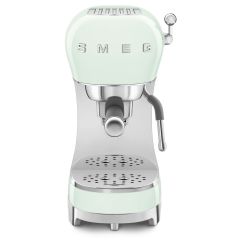 Smeg ECF02PGUK Espresso Coffee Machine With Steam Wand -  Pastel Green 