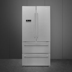 Smeg FQ55FXDF American Style Fridge Freezer With 2 Drawers - Stainless Steel