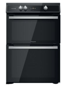Hotpoint HDT67I9HM2CUK 60cm Electric Double Cooker With Induction Hob - Black 