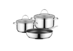 Bosch HEZ9SE030 Bosch Set Of 2 Pots And 1 Pan For Induction Hobs 