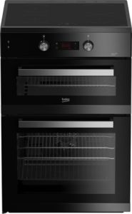 Beko BDI6C55K Freestanding 60cm Double Oven Electric Cooker - Black 