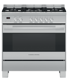 Fisher Paykell OR90SDG4X1 90cm Dual Fuel Range Cooker Stainless Steel