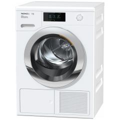 Miele TCR860WP 9kg Heat Pump Tumble Dryer with Steam Finish in White