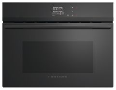 Fisher Paykell OM60NDBB1 Combination Microwave Oven - Black Glass 