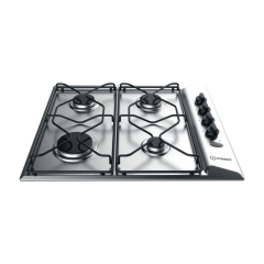 Indesit PAA642IXI Gas Hob 4 Ring 60Cm Stainless Steel