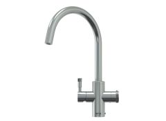 QETTLE Q9700PV Signature Modern 4-In-1 Boiling Water Tap 7 Litre Round Spout - Stainless Steel