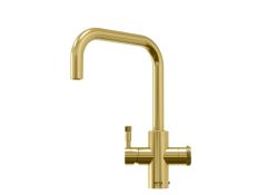 QETTLE Q9402BBPV Signature Modern 4-In-1 Boiling Water Tap 4 Litre Square Spout - Brass