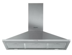 Hotpoint PHPN94FAMX 90Cm Chimney Hood Stainless Steel