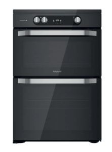 Hotpoint HDM67I9H2CB/U 60Cm F/Standing Double Oven Induction Black