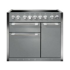 Mercury MCY1000EISS1000 Electric Induction Range Cooker-Stainless Steel/Chrome Trim