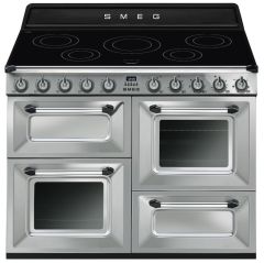 Smeg TR4110IX-1 110cm Victoria Range Cooker with Induction Hob - Stainless Steel