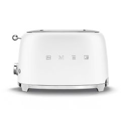Smeg TSF01WHMUK 50s Style Two Slice Toaster - Matt White