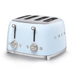 Smeg TSF03PBUK 50s Style Four Slice Toaster - Pastel Blue
