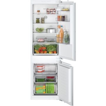 Bosch KIN86NFE0G Series 2 Built-in fridge-freezer with freezer at bottom 177.2 x 54.1 cm