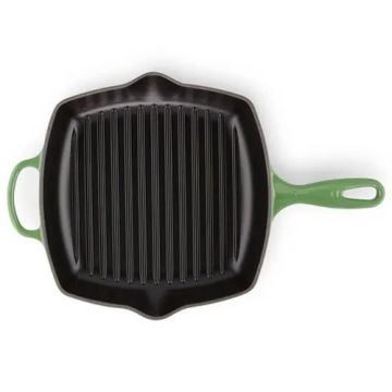 Le Creuset 20183264080422 Signature 26cm Cast Iron Square Grillit - Bamboo