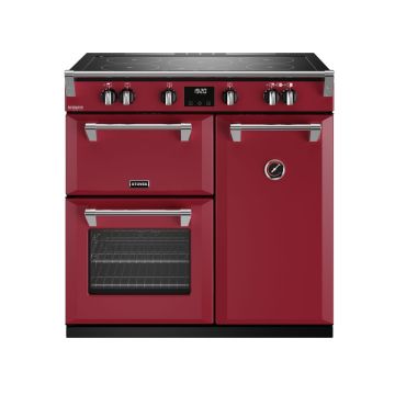 Stoves RCHDXS900EITCHCRE 90cm Induction Range Cooker  - Chilli Red