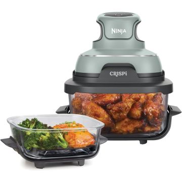 Ninja FN101UKSG CRISPi 4-in-1 Portable Glass Air Fryer - Sage