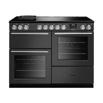 Rangemaster NEXO110EIPSLT/CM1 16439 Nexus 110 Induction Range Cooker - Slate with Chrome trim