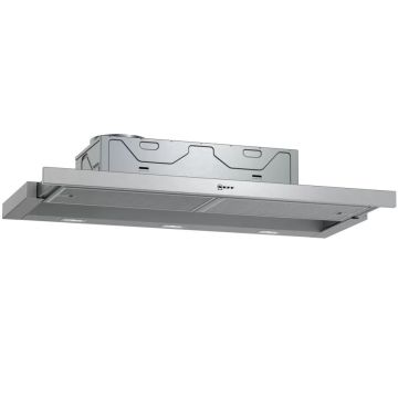 Neff D49ED22N1B 90cm Telescopic Cooker Hood - Silver metallic