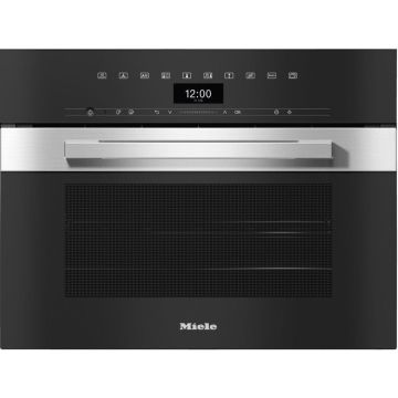 Miele DGC7440HC PRO PURELINE EDSTCLST Built-In Steam Combination VitroLine 48L Oven - Clean Steel 