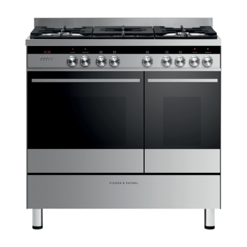 Fisher Paykel OR90L7DBGFX1 90cm Dual Fuel Range Cooker - Stainless Steel
