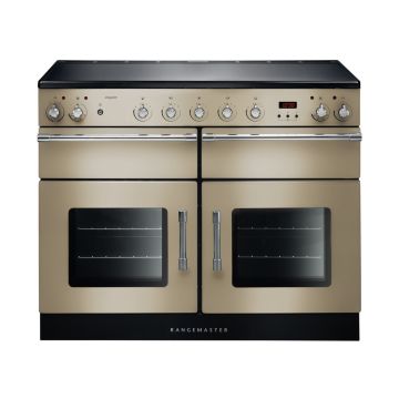 *Display Model* Rangemaster ESP110EICR/C Esprit 110cm Electric Induction Range Cooker-Cream/Chrome
