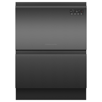 Fisher Paykell DD60D2HNB9 Dishwasher DishDrawer™ Double| 12 Place Settings| Black Steel