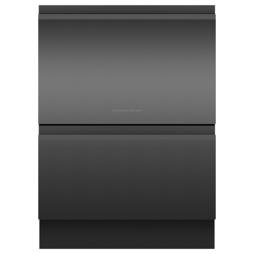 Fisher Paykell DD60D4HNB9 Dishwasher DishDrawer™ Double| 12 Place Settings| Black Steel