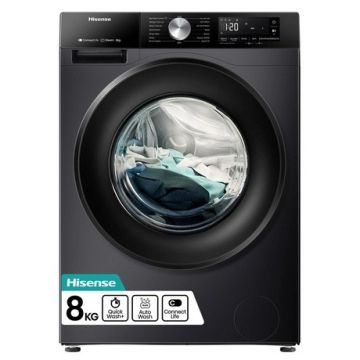 Hisense WF3S8043BB3 8kg 1400 Spin Washing Machine - Black