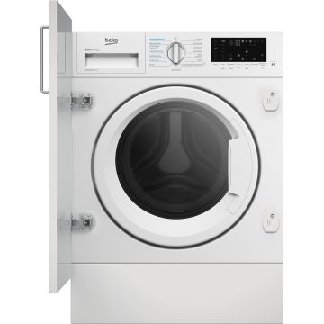Beko WDIK854441 Integrated Dry Washer Dryer with SteamCure 