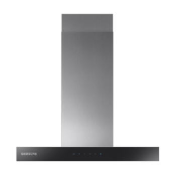 *Display Model* Samsung NK24M5070BS/UR Wall Mount Cooker Hood with Touch Display|60cm - Stainless Steel With Black Glass