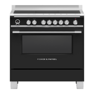 Fisher Paykel OR90SCI6B1 90cm Electric Induction Range Cooker-Black  