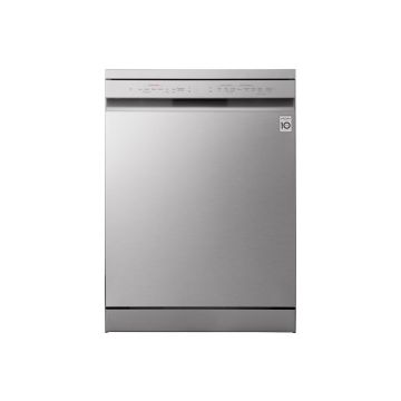 Lg DF243FVS 14 Place Setting TrueSteam Full Size Freestanding Dishwasher - Silver 