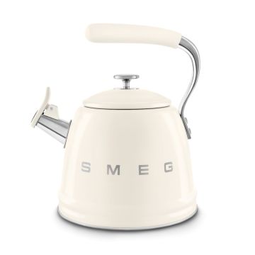 Smeg WKF01CR  50s Style Stovetop Whilstling Kettle - Cream