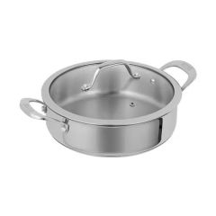Kuhn Rikon 37477 ALLROUND Serving Pan uncoated 3.0L 24cm