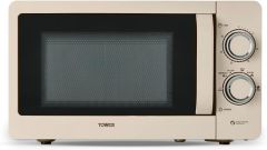 Tower T24042MSH  20L 800W Manual Microwave - Latte