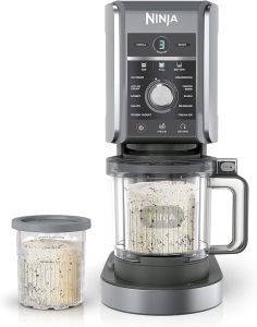 Ninja NC501UK Creami Deluxe 10-In-1 Ice Cream And Frozen Drink Maker Black/Silver