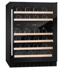 CDA CFWC604BL Freestanding Wine Cooler - Black